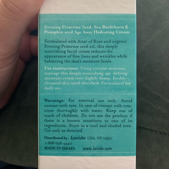 NET Lavido Age Away Replenishing Cream / Firm Hydrate Repair Dry to Mature Skin - Picture 7 of 8